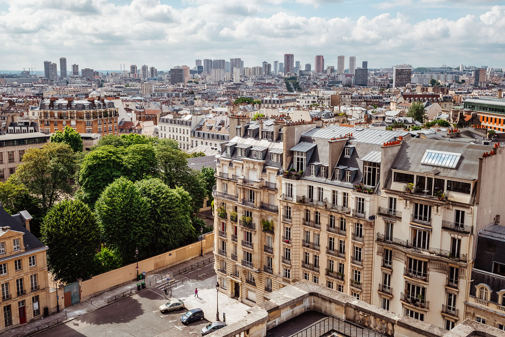 Les toits de Paris depuis le Panthéon