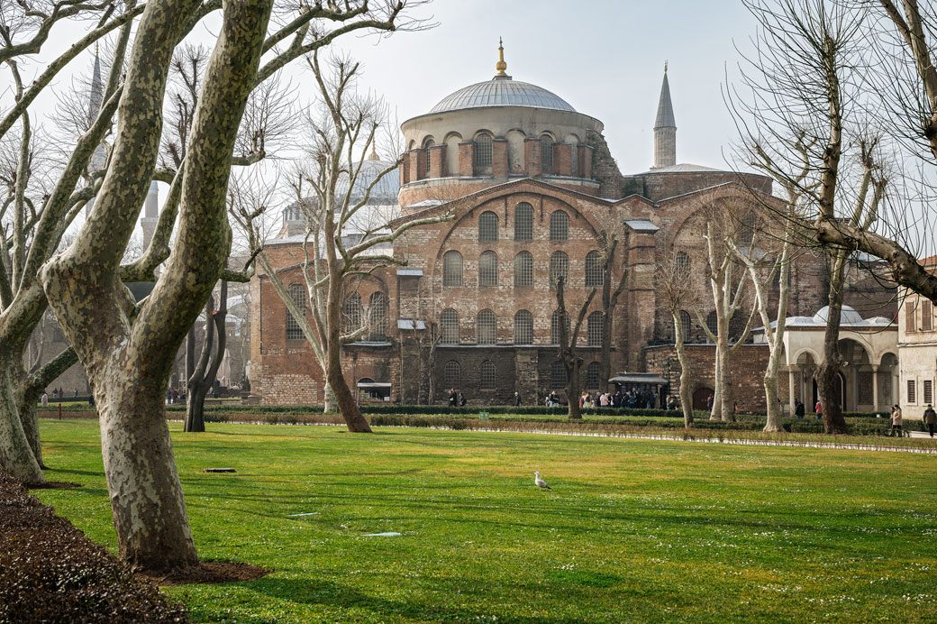 Église Sainte-Irène dans la cour extérieure du Palais de Topkapı