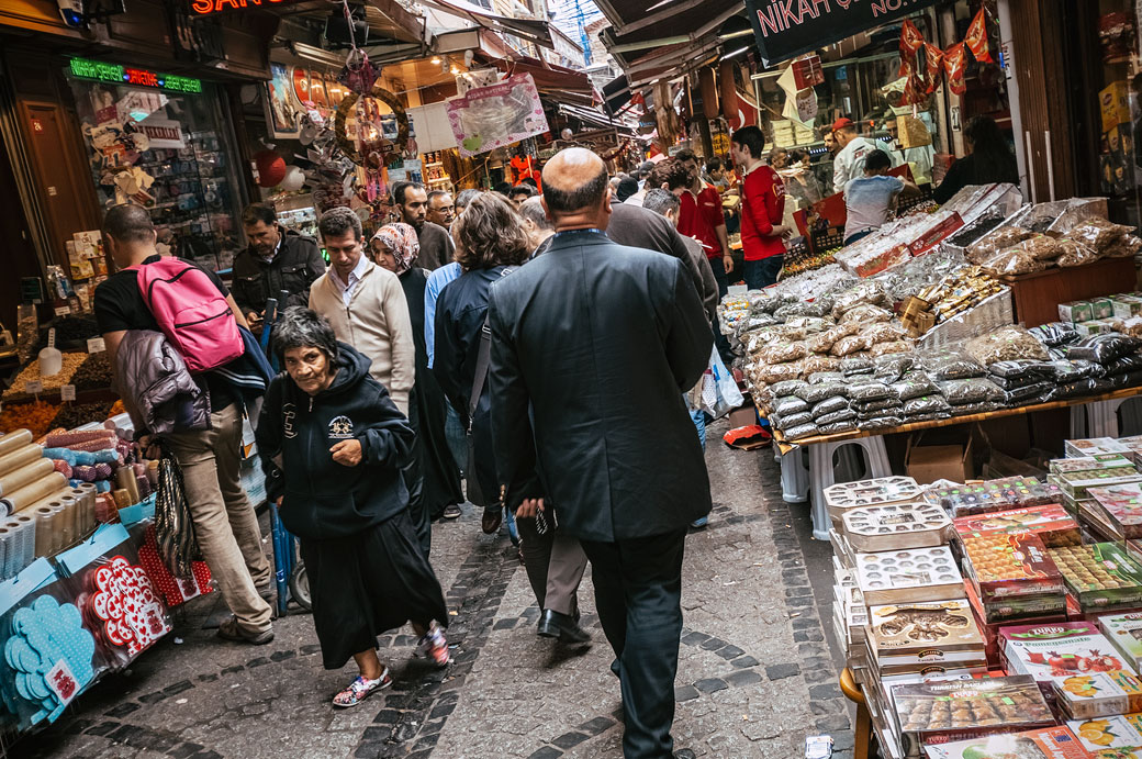 Bazar dans la vieille ville d'Istanbul