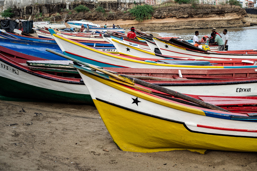 Barques des pêcheurs de Tarrafal, Cap-Vert