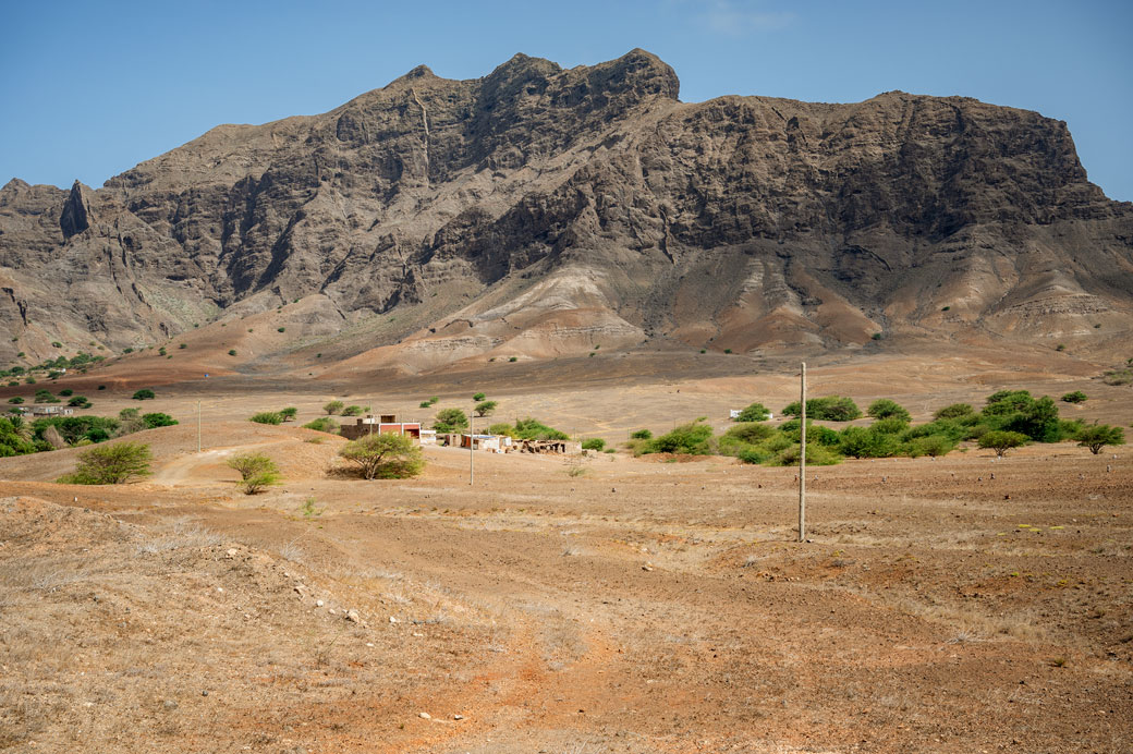 Arrière-pays sur l'île de São Vicente, Cap-Vert