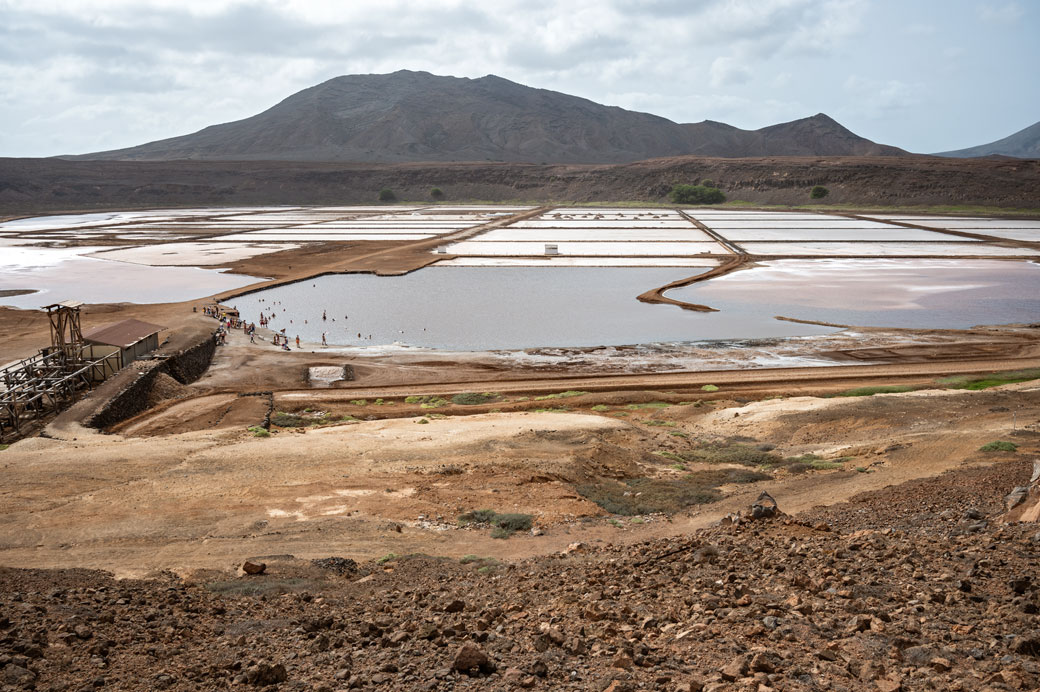 Salines de Pedra de Lume sur l'île de Sal, Cap-Vert