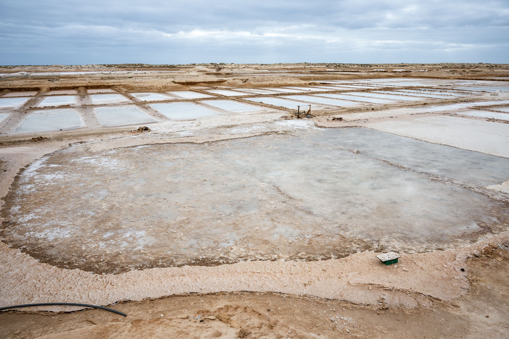 Salines de Santa Maria sur l'île de Sal, Cap-Vert