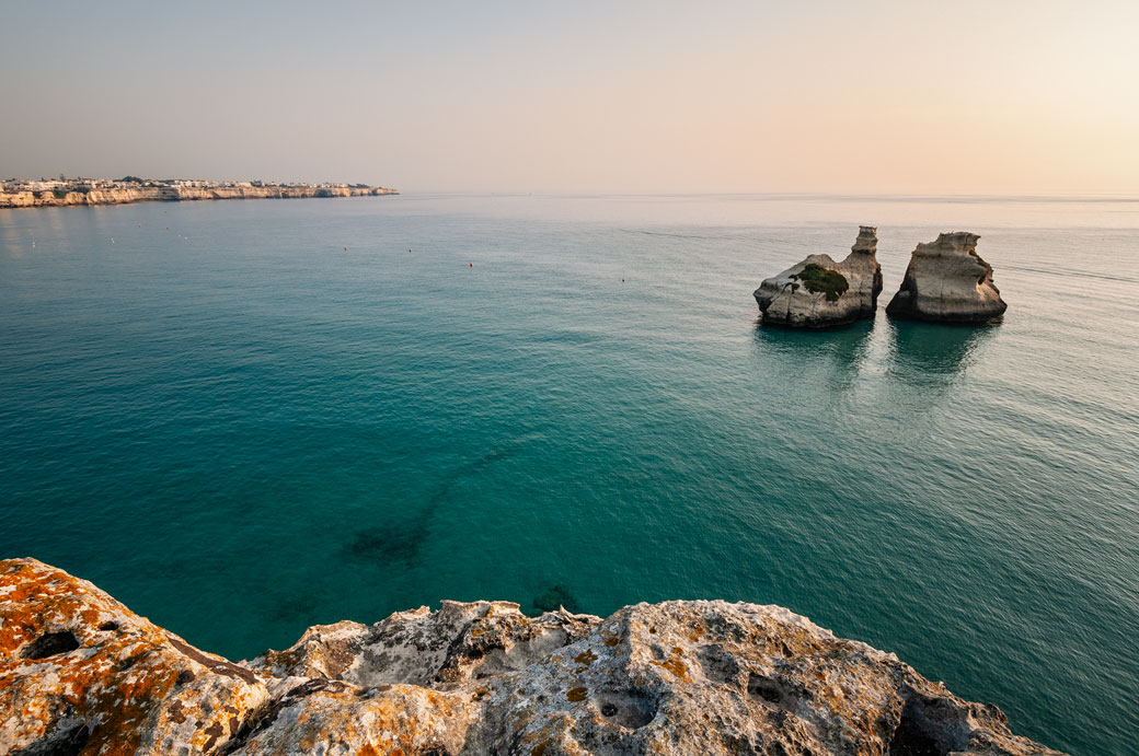 Le Due Sorelle au large de Torre dell'Orso dans le Salento