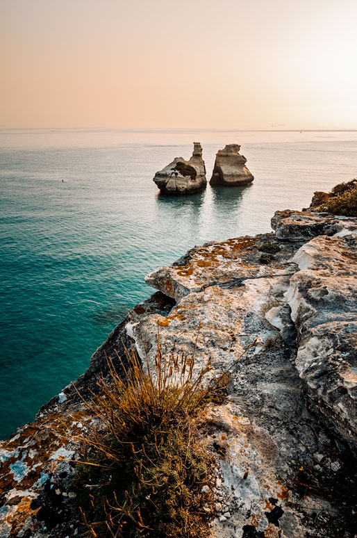 Le Due Sorelle au petit matin dans le Salento