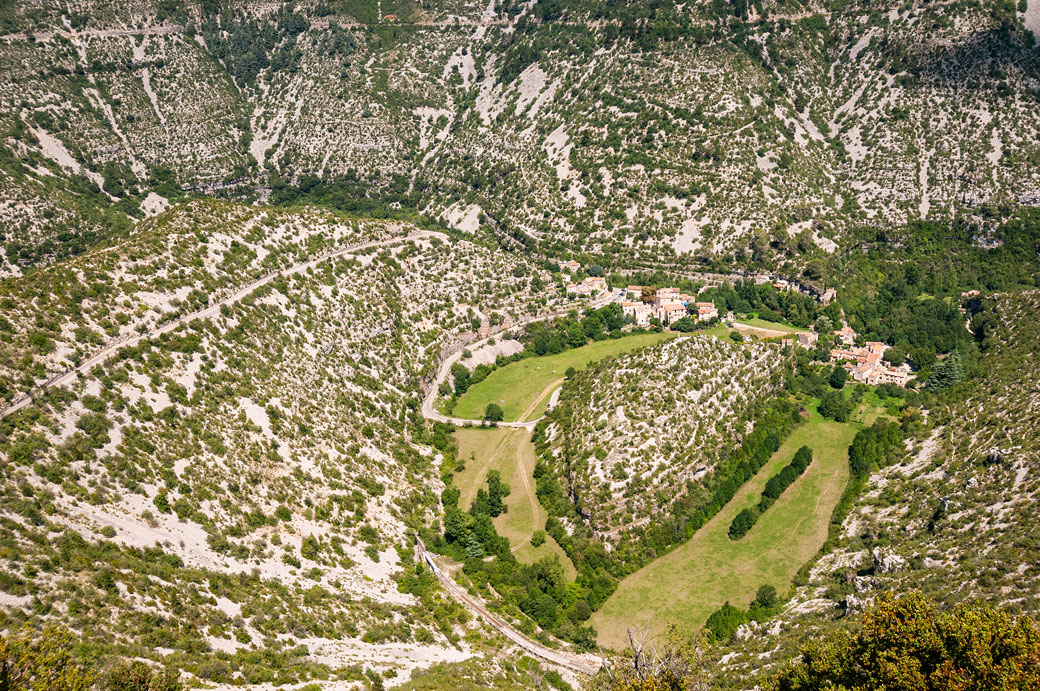 Rocher de la Vierge du cirque de Navacelles, France