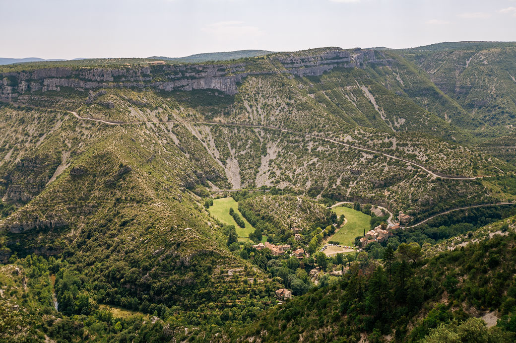 Cirque de Navacelles depuis les belvédères de Blandas, France