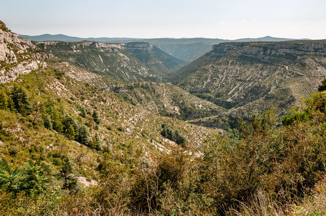 Gorges de la Vis entre les causses de Blandas et du Larzac