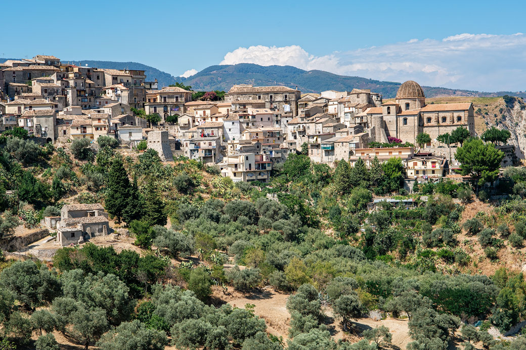 Le village de Stilo en Calabre, Italie
