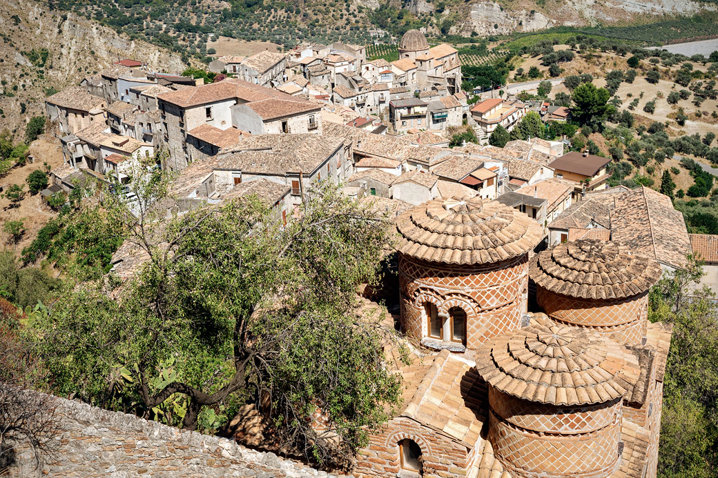 Le village de Stilo et sa cathédrale byzantine en Calabre