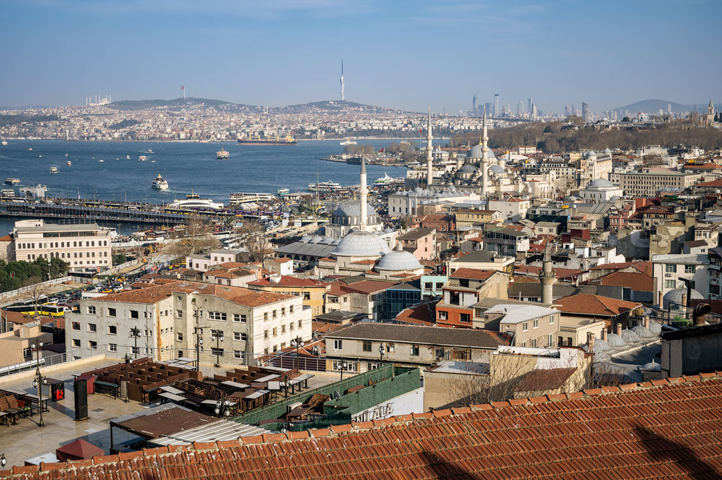 Toits d'Istanbul depuis la mosquée Süleymaniye