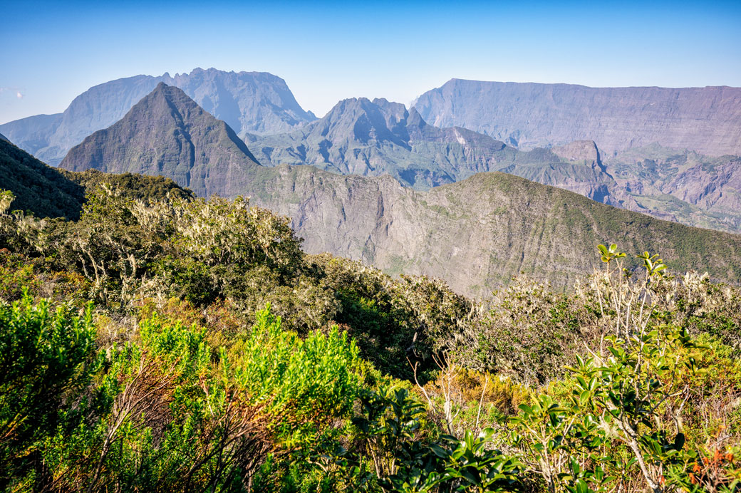Premiers reliefs du cirque de Mafate, La Réunion