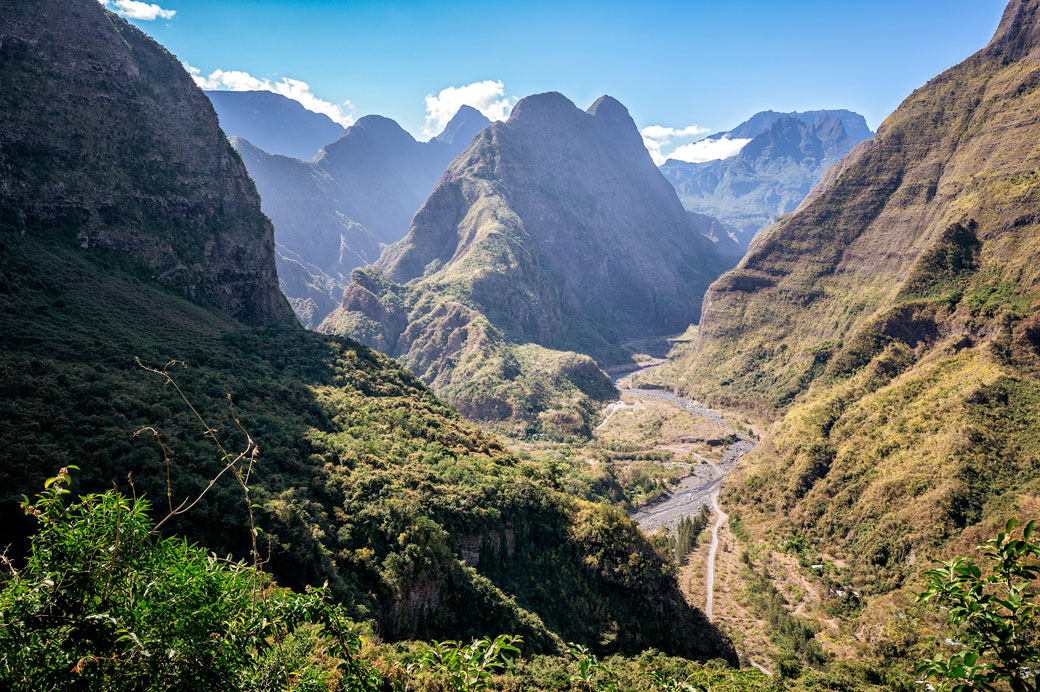 Piton Cabris dans le cirque de Mafate, La Réunion