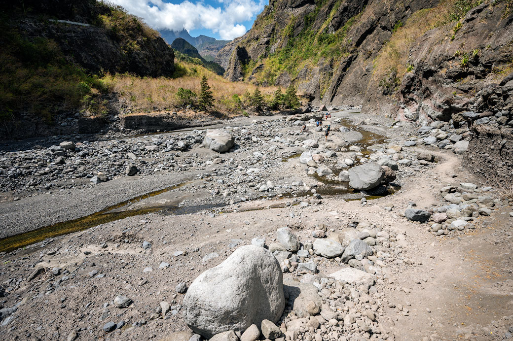 La rivière des Galets dans le cirque de Mafate, La Réunion