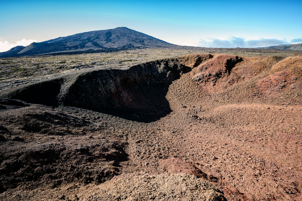 Cratère de Formica Leo et Piton de la Fournaise