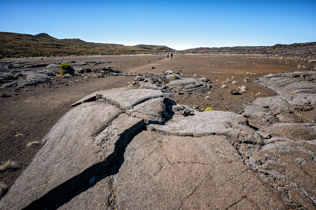Sable et roches volcanique sur la Plaine des Sables