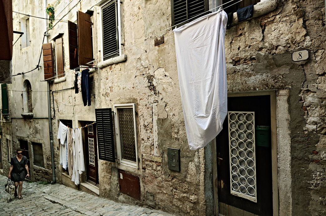 Vieille ville de Rovinj en Istrie, Croatie