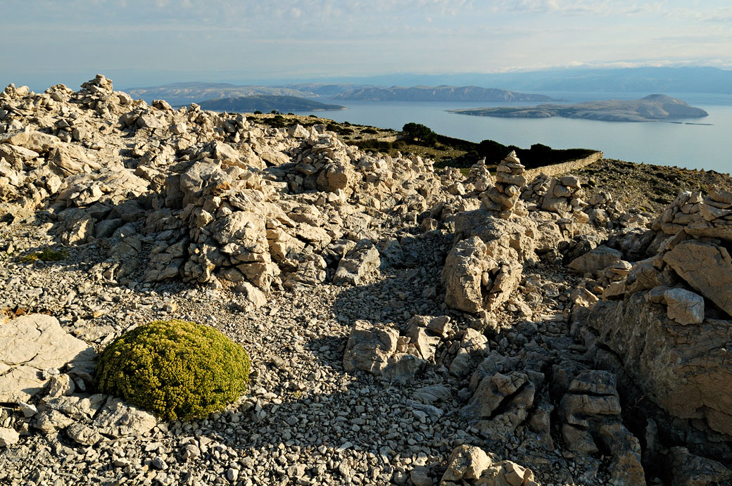 Sommet minéral de l'île de Rab, Croatie