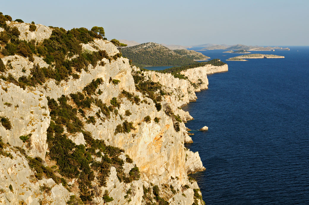 Les falaises de Telašćica à Dugi Otok, Croatie