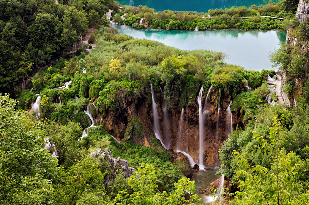 Cascades des lacs inférieurs de Plitvice, Croatie