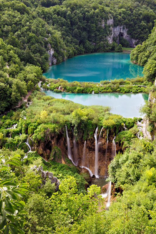 Lacs inférieurs du parc national de Plitvice, Croatie