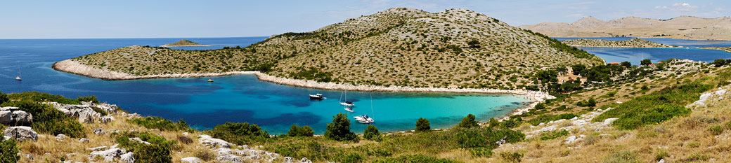 Île de Levrnaka dans le parc national des Kornati, Croatie