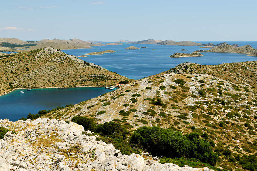 Les petites îles du parc national des Kornati, Croatie