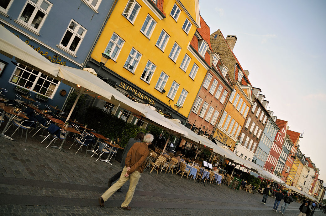 Maisons colorées de Nyhavn à Copenhague, Danemark