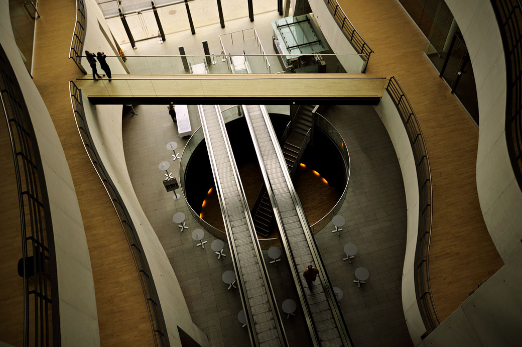 Passages dans la bibliothèque royale de Copenhague, Danemark