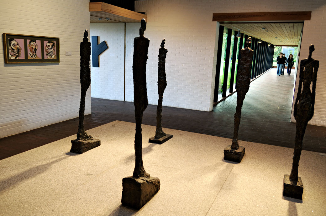 Femmes de Venise de Giacometti au musée Louisiana, Danemark