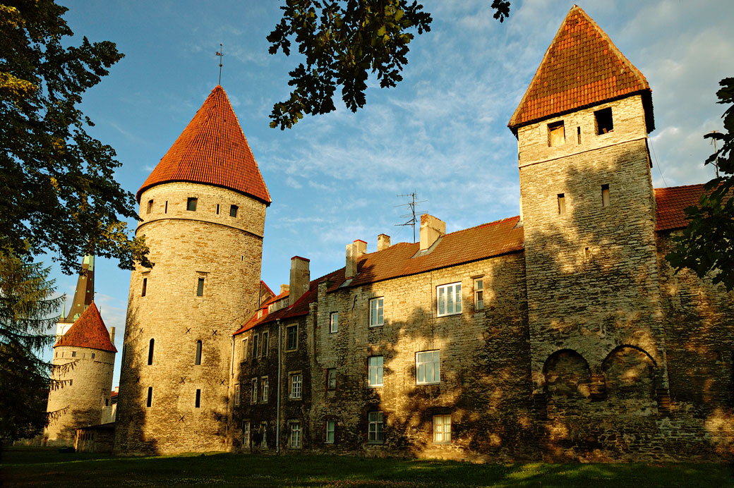 Remparts de la vieille ville médiévale de Tallinn, Estonie