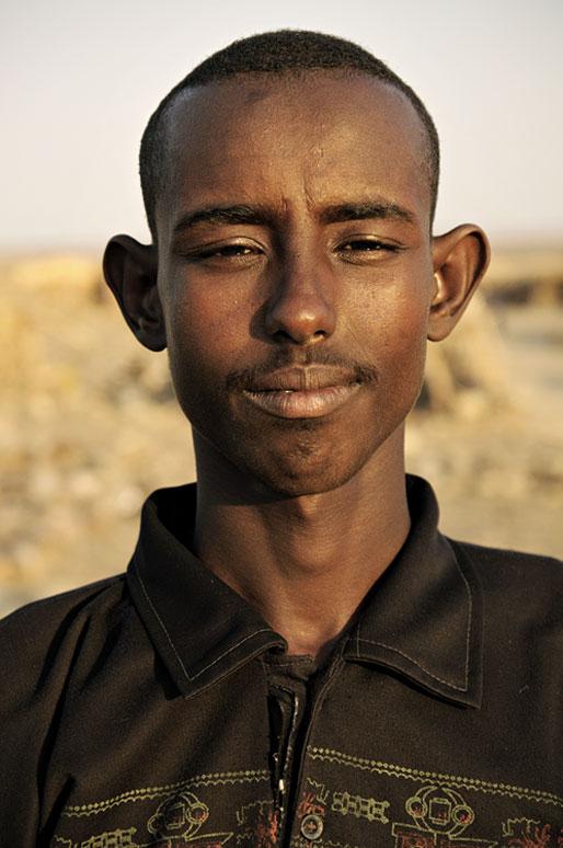 Portrait d'un homme à Ahmed Ela, Ethiopie