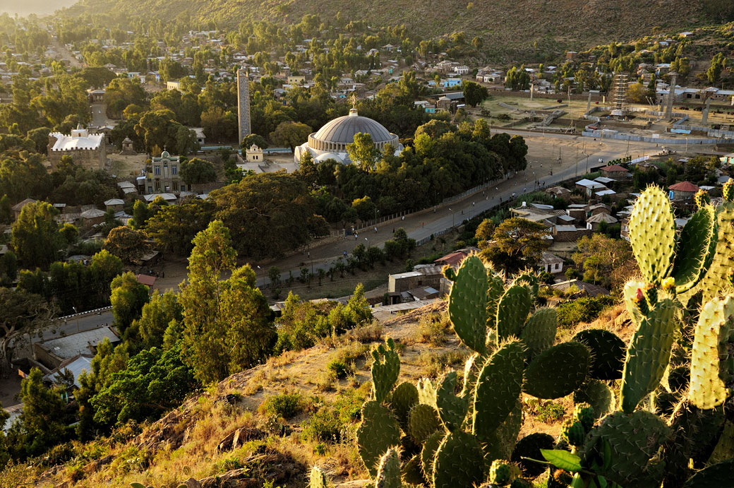 Nouvelle église Sainte-Marie-de-Sion à Aksoum dans le Tigray, Ethiopie