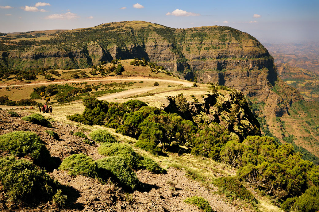 Majestueuses montagnes du Simien, Ethiopie