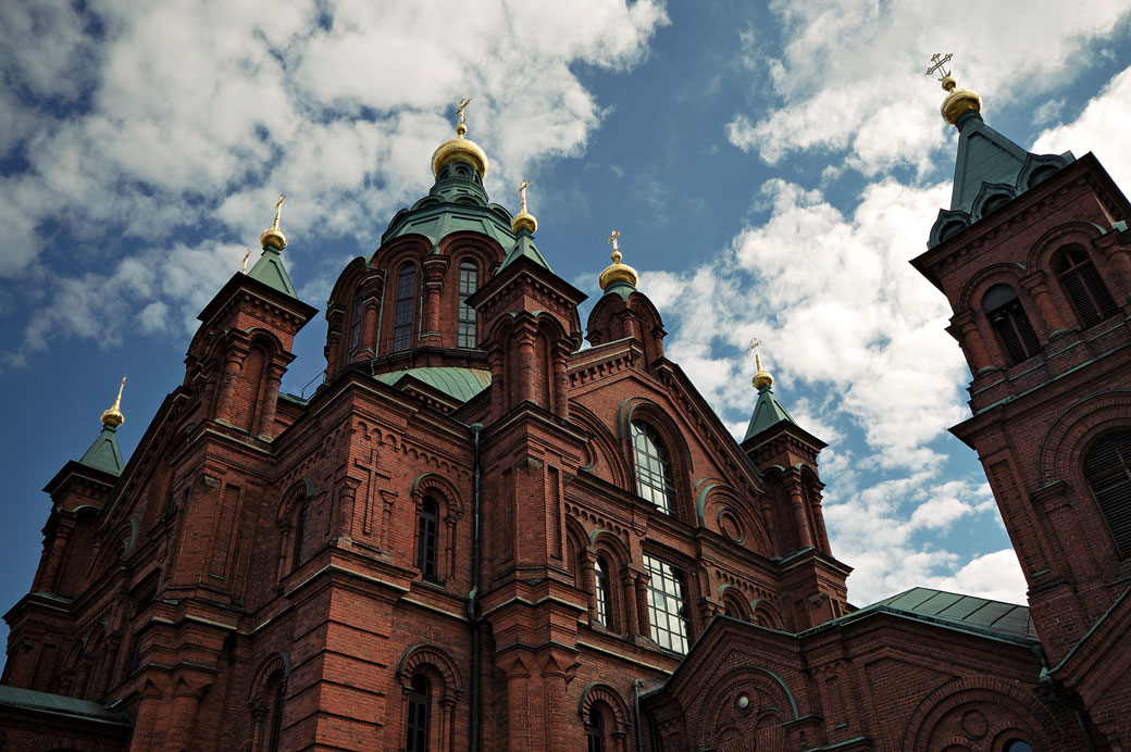 La cathédrale orthodoxe Ouspenski à Helsinki, Finlande