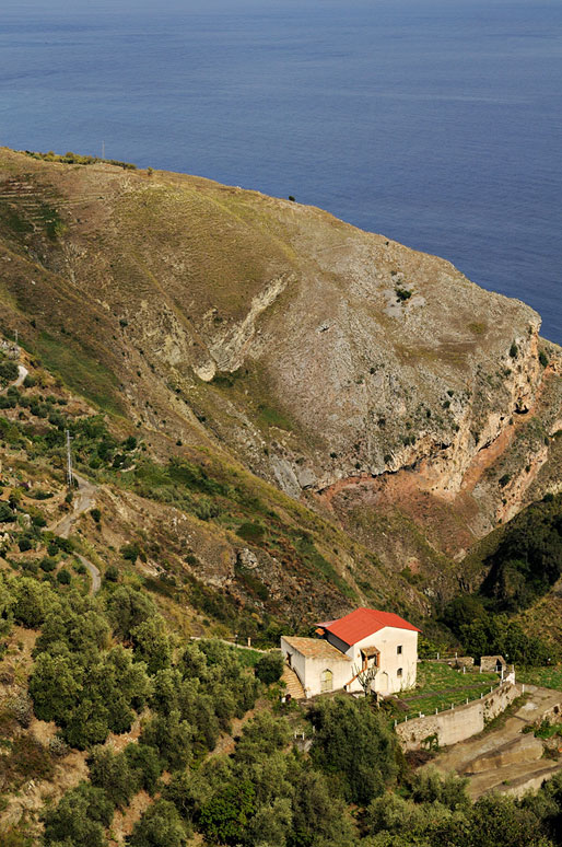 Maison isolée à Taormine en Sicile, Italie