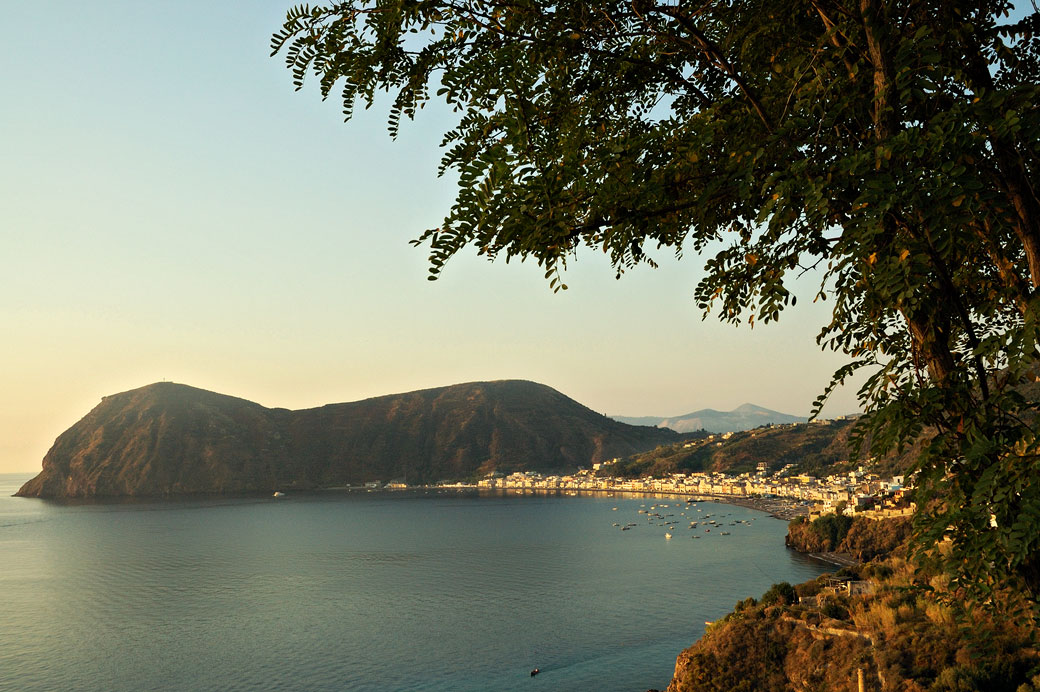 Le village de Canneto à Lipari en Sicile, Italie