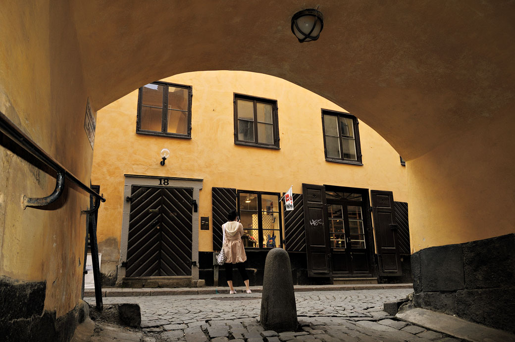 Ferkens Gränd, une ruelle de Gamla Stan à Stockholm