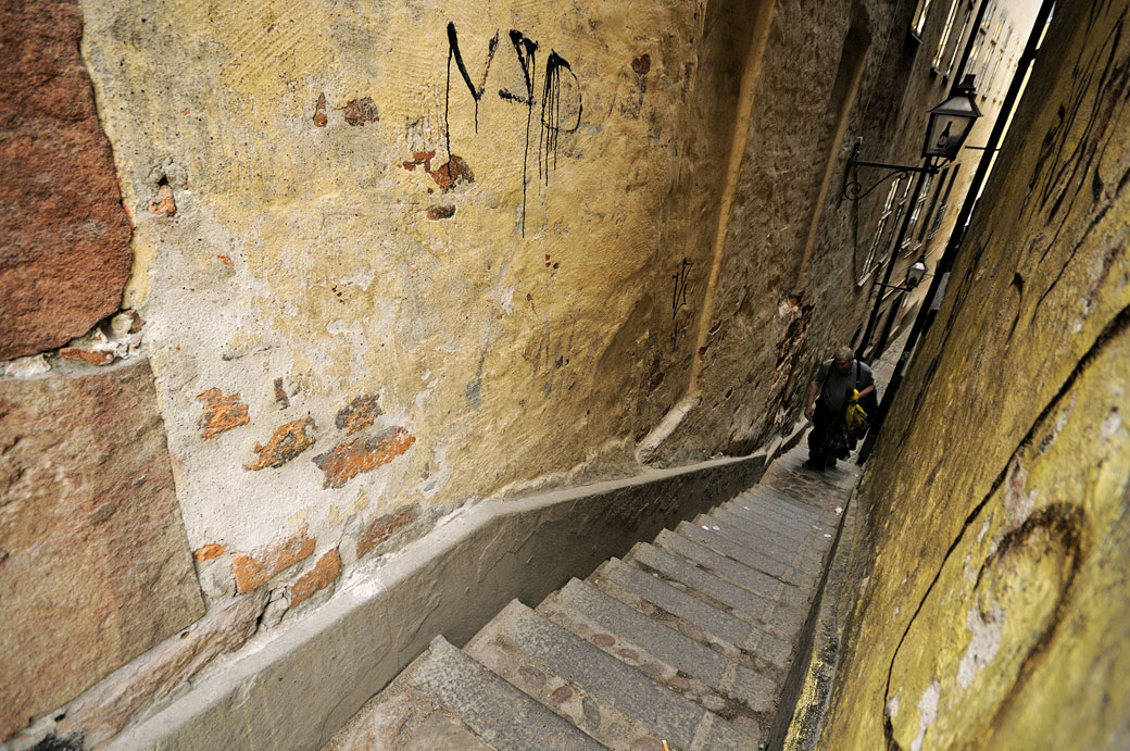 Mårten Trotzigs Gränd est la ruelle la plus étroite de Gamla Stan