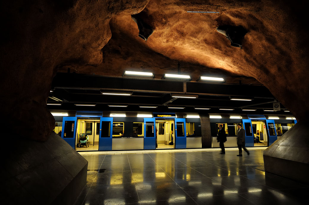 Station de métro Rådhuset à Stockholm, Suède