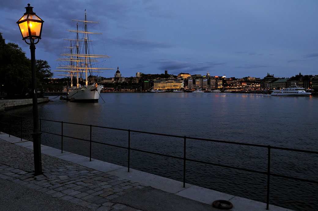 Af Chapman amarré sur l'île de Skeppsholmen, Suède