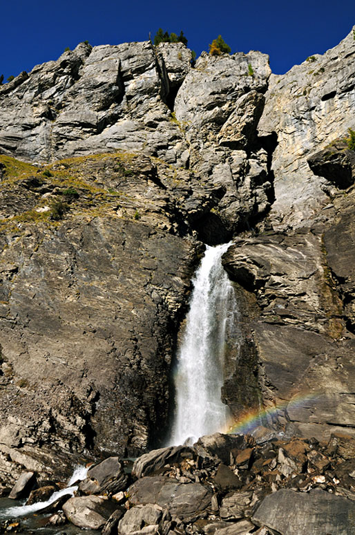 Source de la Lienne dans le canton du Valais, Suisse